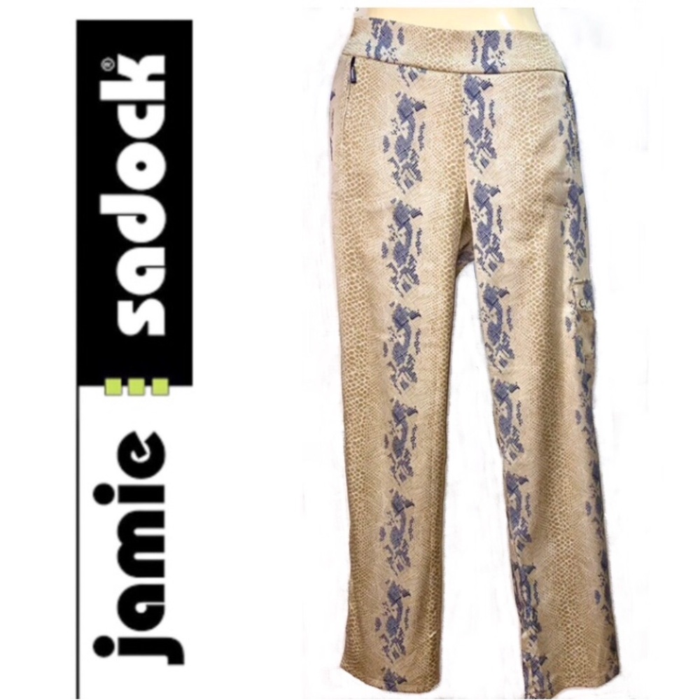 JAMIE SADOCK snakeskin golf pants